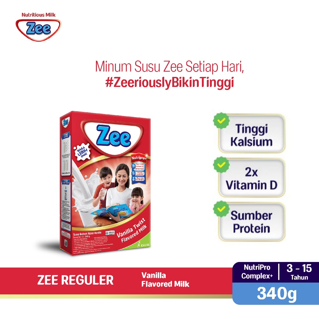 Zee Vanilla Twist Milk 340GR