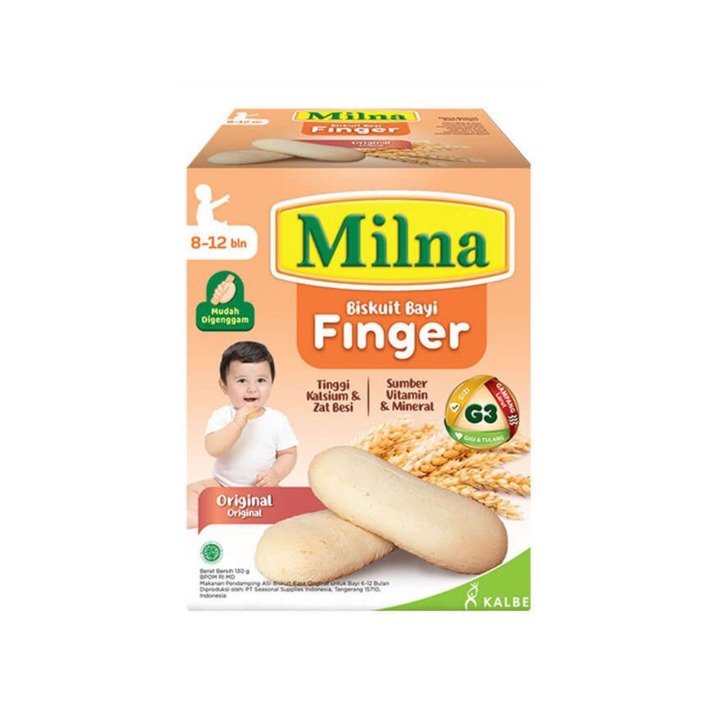 Milna Biskuit Bayi Finger Original 52GR