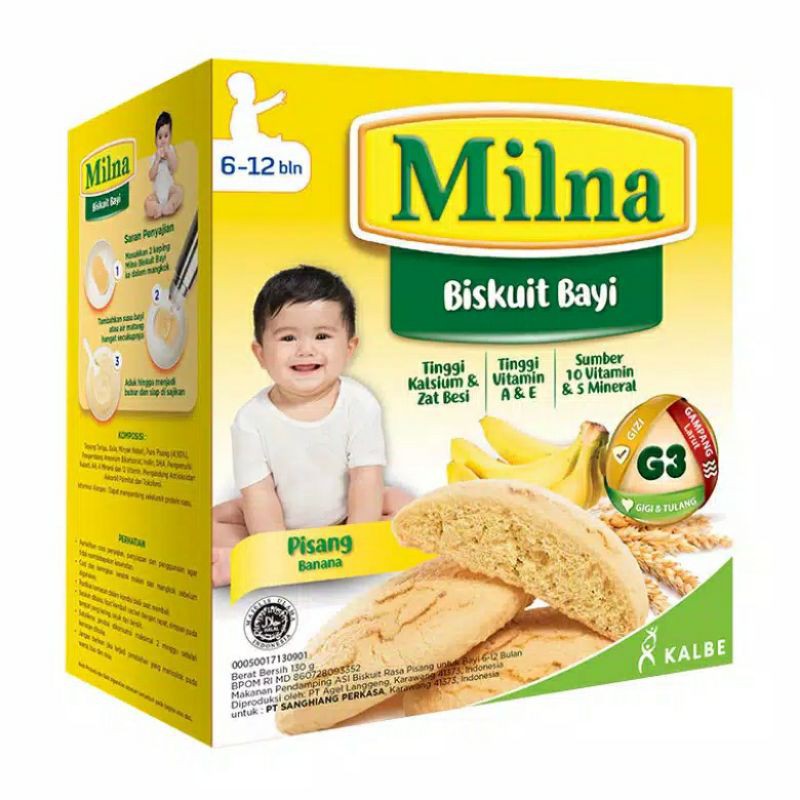 Milna Biskuit Pisang 110GR