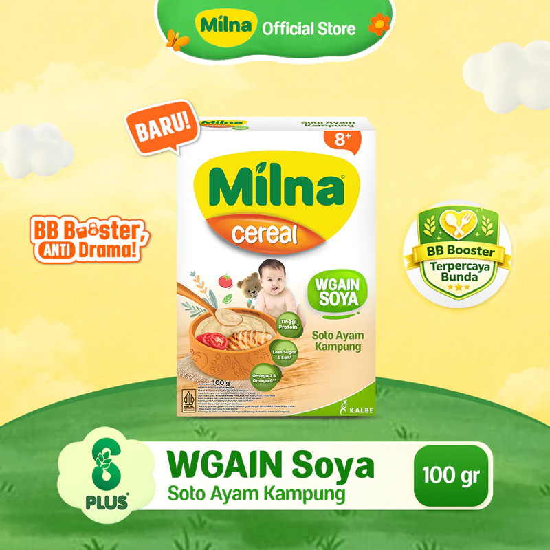 Milna Cereal Wgain Soya Soto Ayam Kampung 100GR