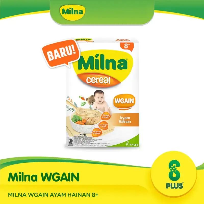 Milna Cereal Wgain Ayam Hainan 100GR