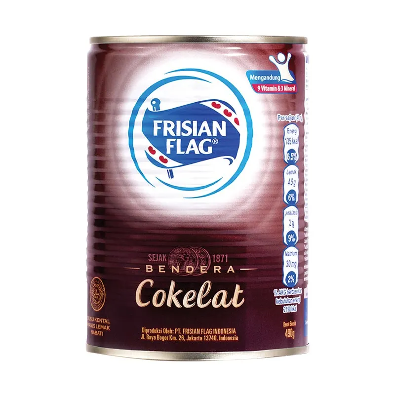 Frisian Flag Kental Manis Energo Cokelat Can 490GR