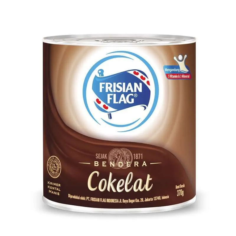 Frisian Flag Kental Manis Energo Cokelat Can 370GR