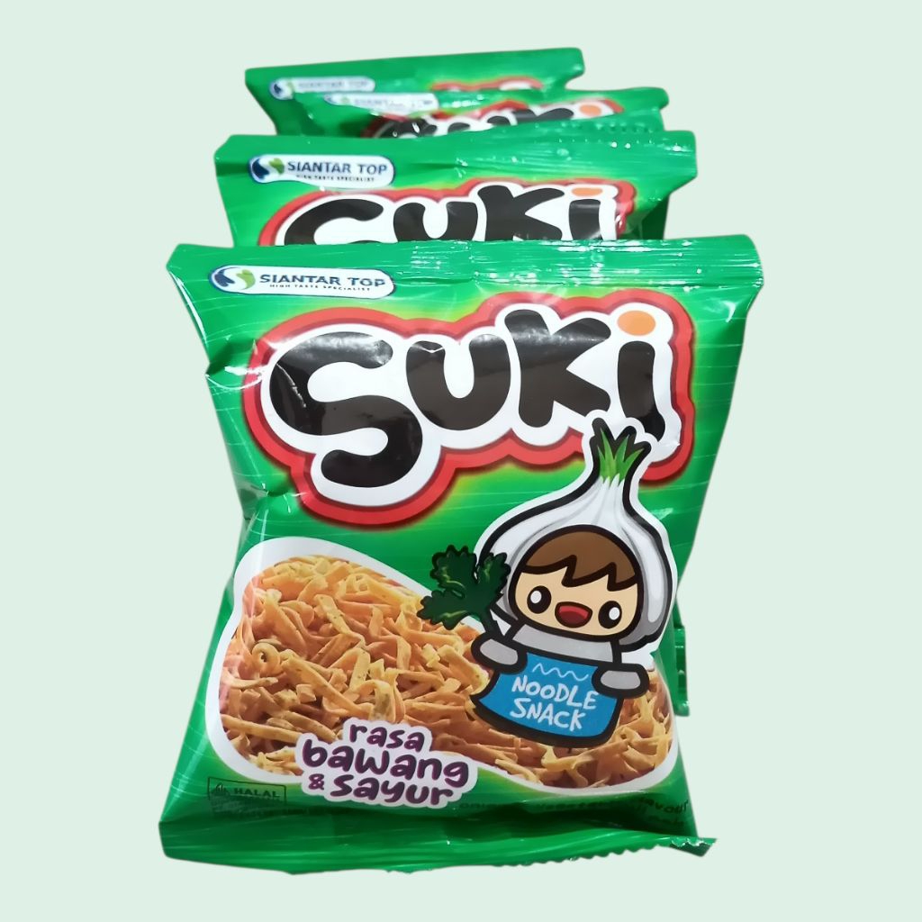 Suki Noodle Snack Rasa Bawang & Sayur 15GR