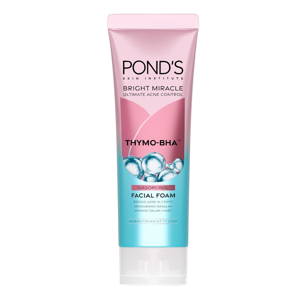 Pond's Facial Foam Bright Miracle Thymo-Bha 100GR