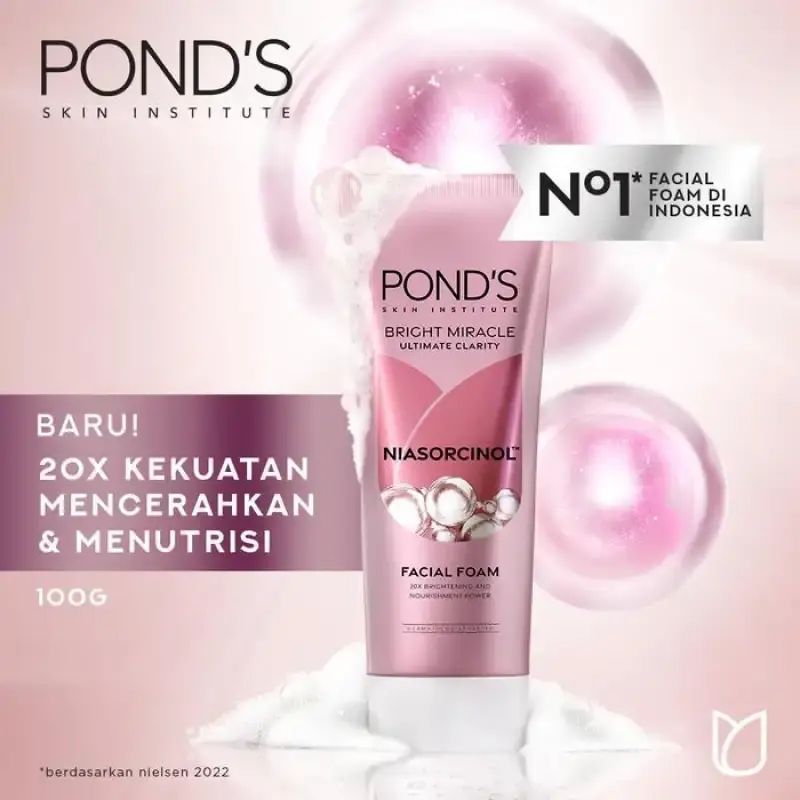 Pond's Facial Foam Bright Miracle Niasorcinol 100GR