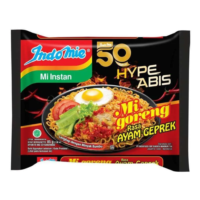 Indomie Hypeabis Mi Goreng Ayam Geprek 85GR