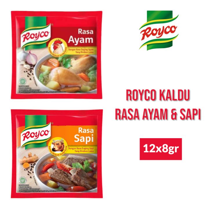 Royco Bumbu Kaldu Rasa Sapi 12x8GR
