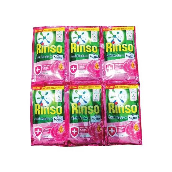 Rinso Detergen Cair Anti Noda Rose Fresh 12+1x20GR