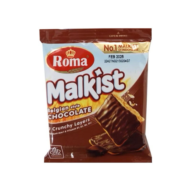 Roma Malkist Belgian Chocolate 18GR