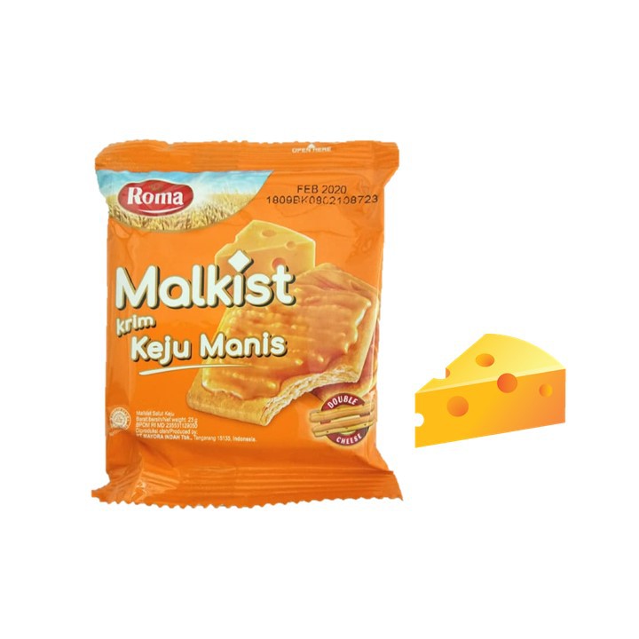Roma Malkist Keju Manis 18GR
