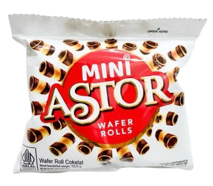 Mini Astor Wafer Rolls 15.5GR