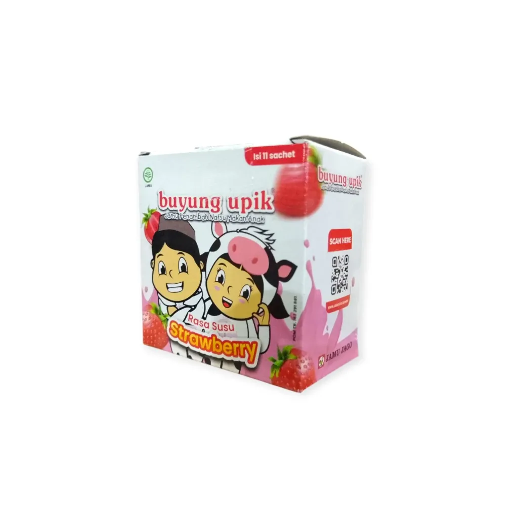 Jamu Buyung Upik Susu Strawberry 6.6 Gr x 11 Sachet