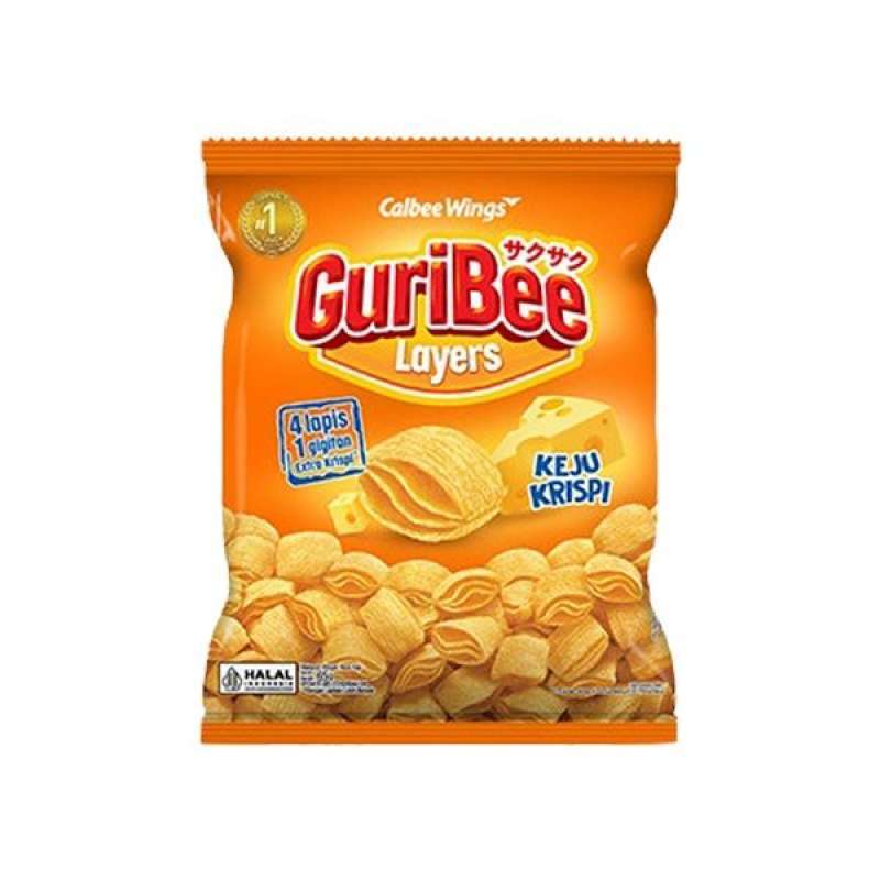 Guribee Layers Keju Krispi 65GR