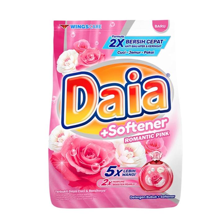 Daia Detergen Bubuk + Softener Romantic Pink 2.7KG