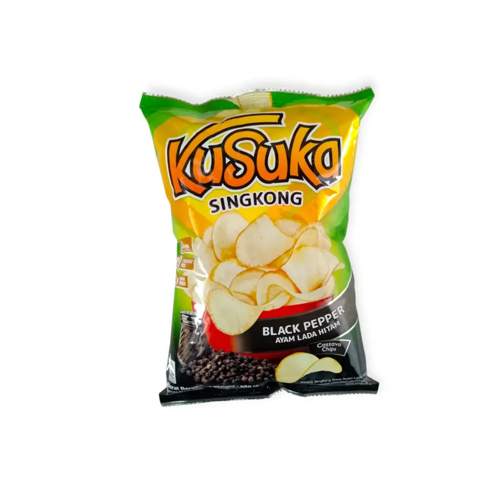 Kusuka Singkong Black Pepper 60GR