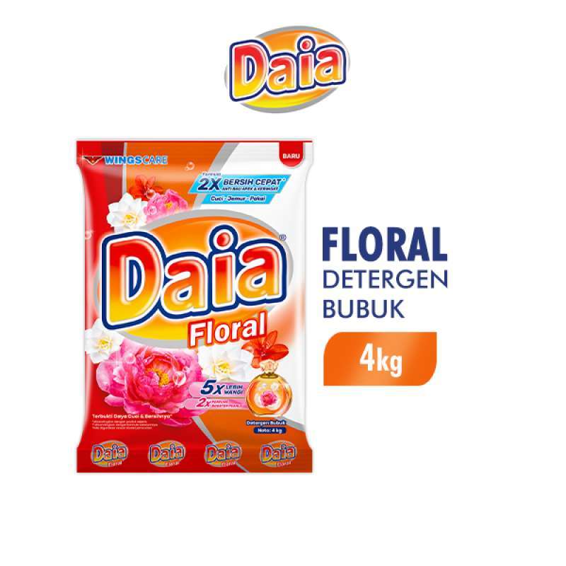 Daia Detergen Bubuk Floral 4KG