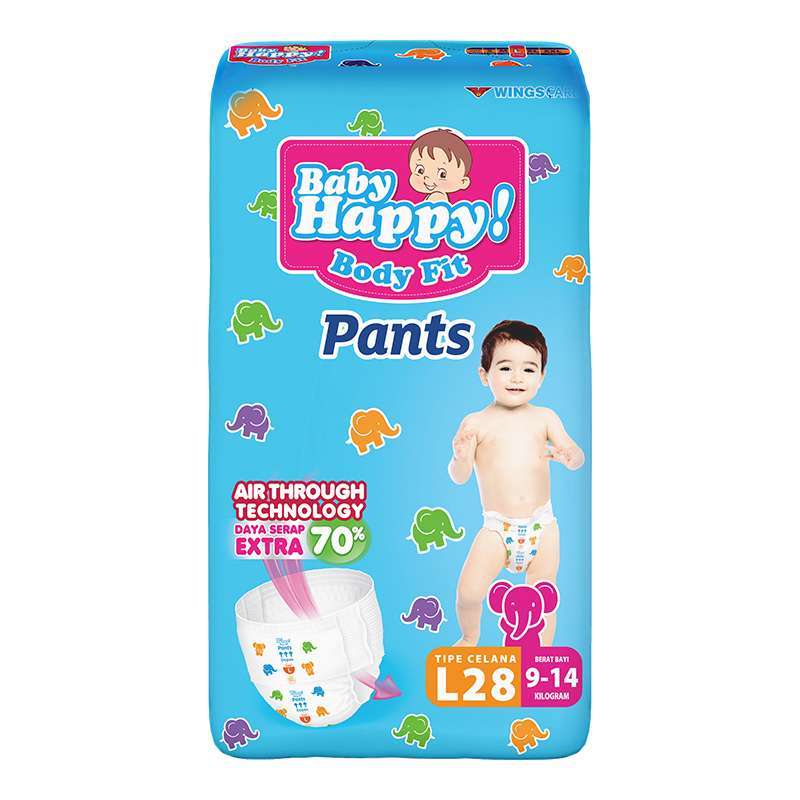 Baby Happy Body Fit Pants L 28PCS