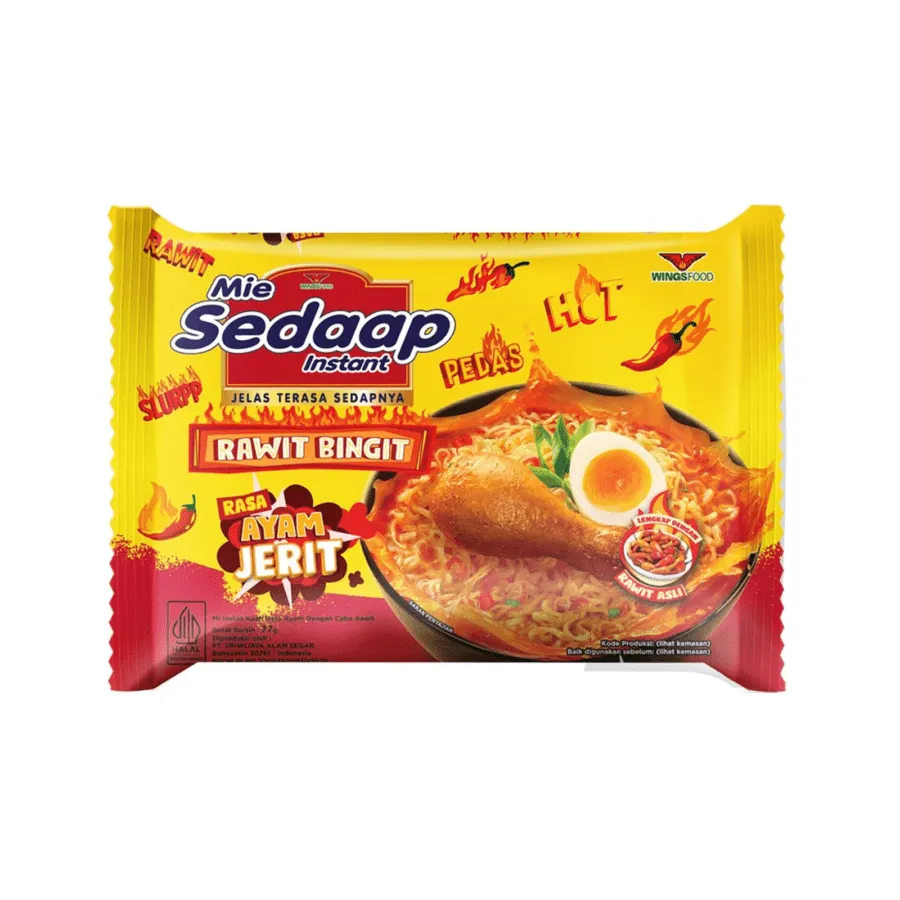 Mie Sedaap Rawit Bingit Ayam Jerit 77GR