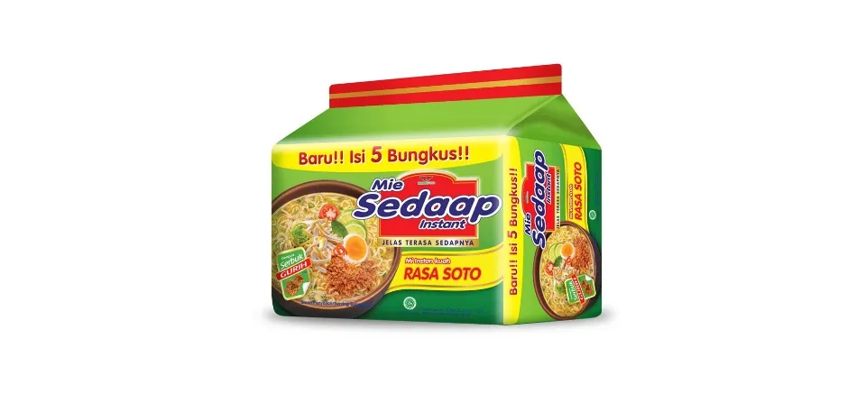 Mie Sedaap Rasa Soto 5x76GR