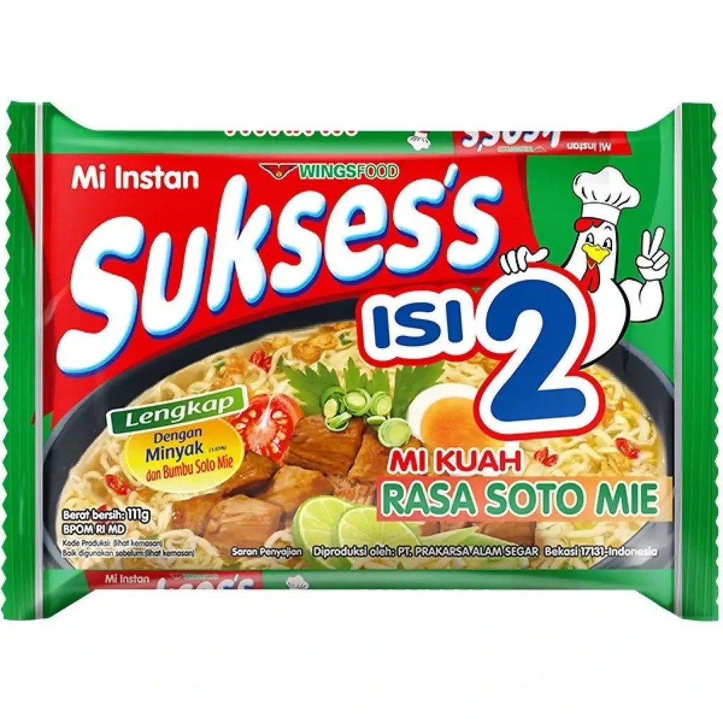 Sukses's Isi 2 Rasa Soto Mie 111GR