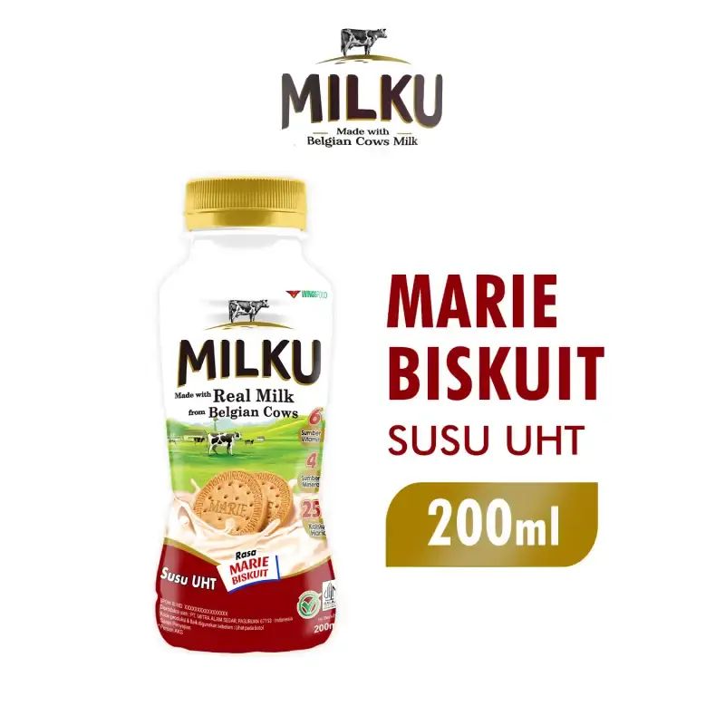 Milku UHT Marie Biskuit Btl 200ML