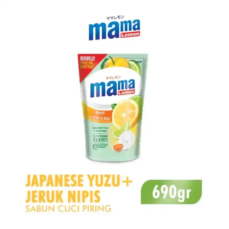 Mama Lemon Yuzu Orange + Jeruk Nipis Pch 690GR