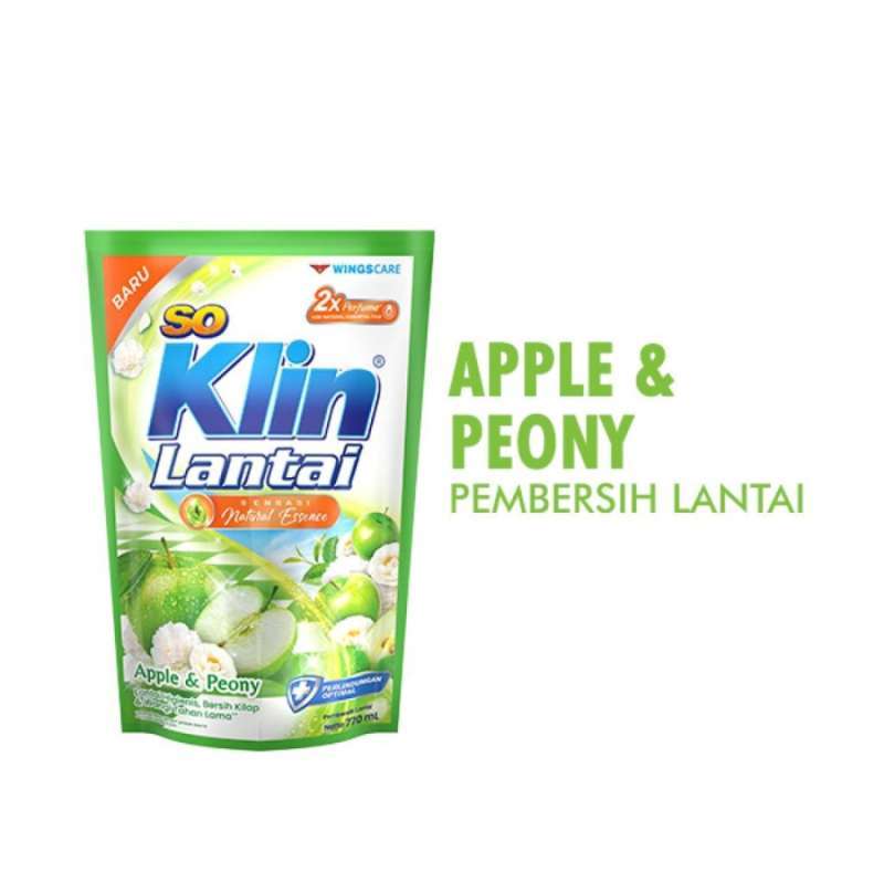 So Klin Lantai Apple & Peony Pch 770ML
