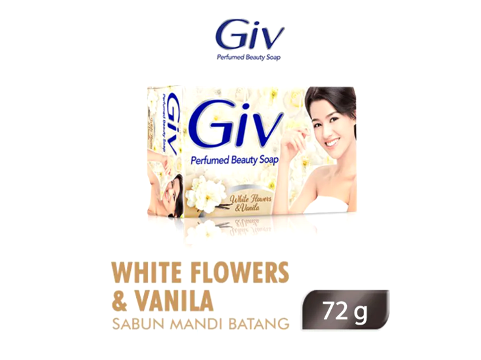 Giv Bar Soap Elegance White Flower 72GR