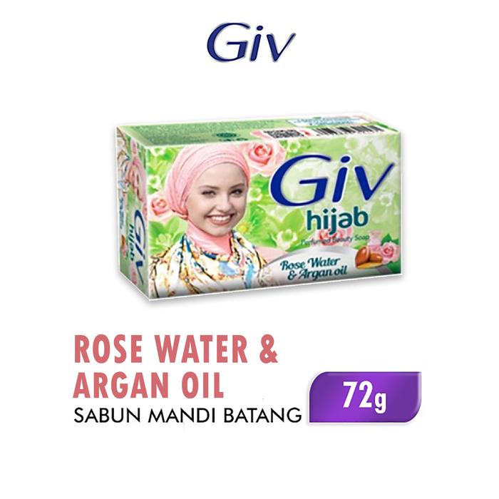 Giv Hijab Bar Soap Rose Water & Argan Oil 72GR