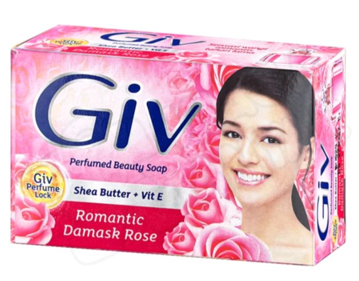 Giv Bar Soap Romantic Damask Rose 72GR