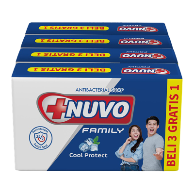 Nuvo Bar Soap Family Cool Protect 4x100GR
