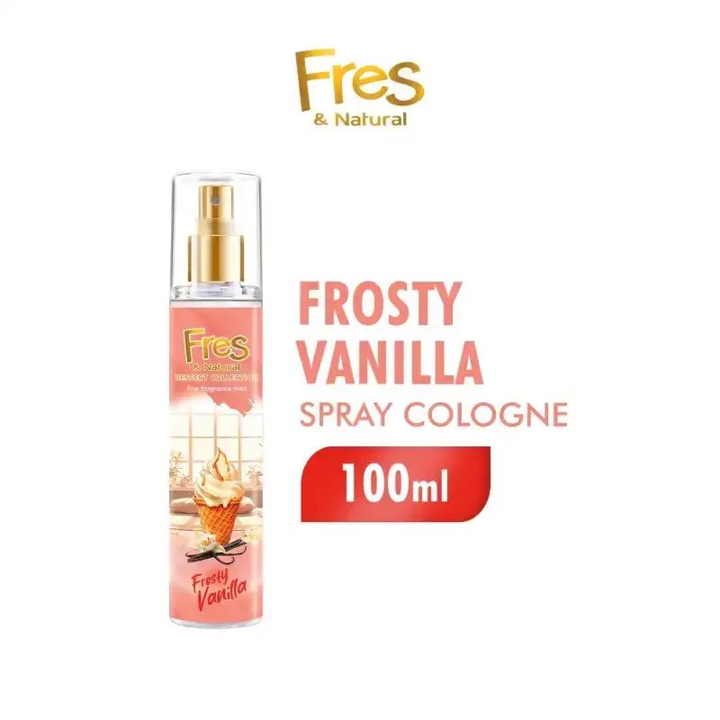 Fres & Natural Body Mist Dessert Collection Frosty Vanilla 100ML
