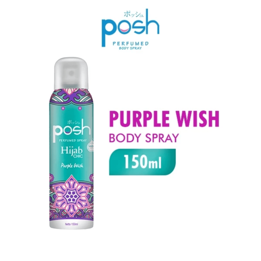 Posh Hijab Perfumed Spray Purple Wish 150ML