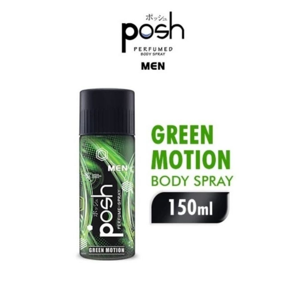 Posh Men Perfumed Spray Green Motion 150ML
