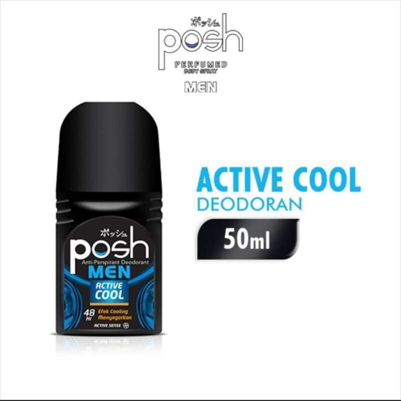 Posh Men Deodorant Roll On Active Cool 50ML