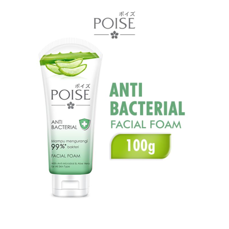 Poise Facial Foam Anti Bacterial 100GR