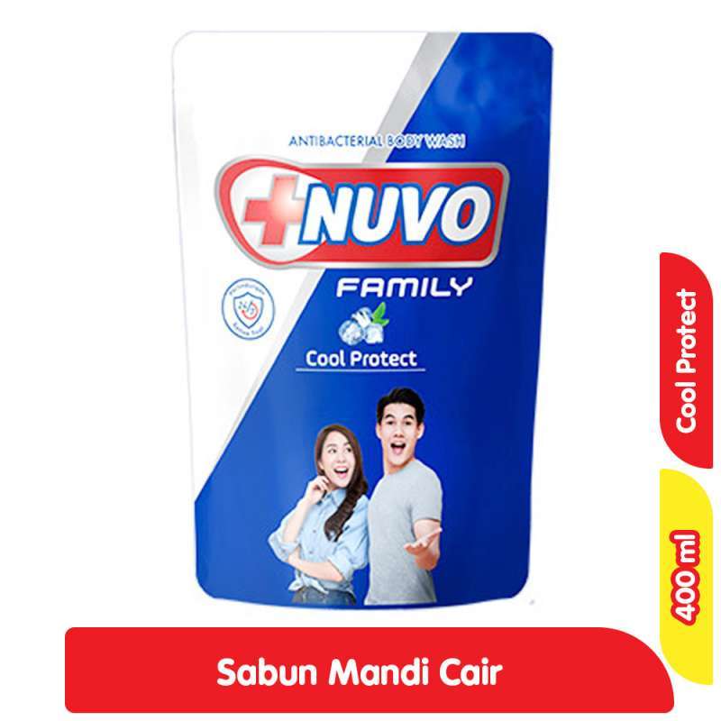 Nuvo Body Wash Family Cool Protect Pch 400GR