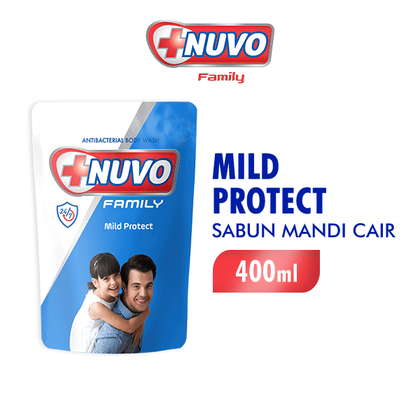 Nuvo Body Wash Family Mild Protect Pch 400GR