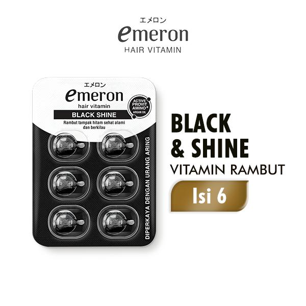 Emeron Hair Vitamin Black Shine 6x1ML