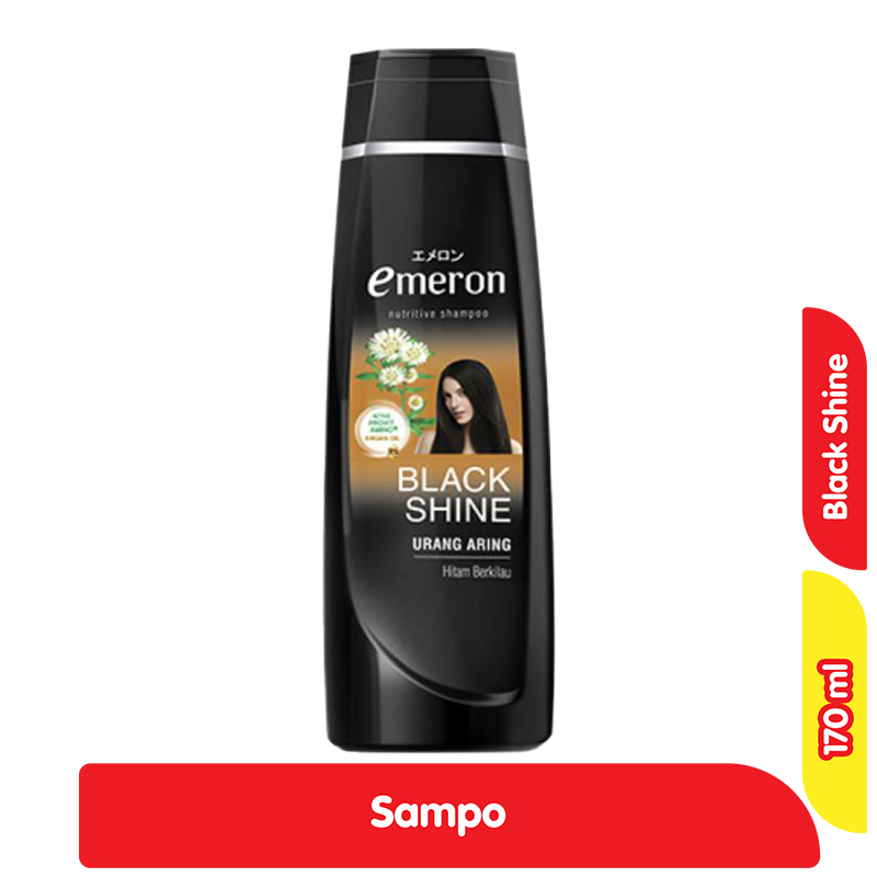 Emeron Shampoo Black Shine Btl 170ML