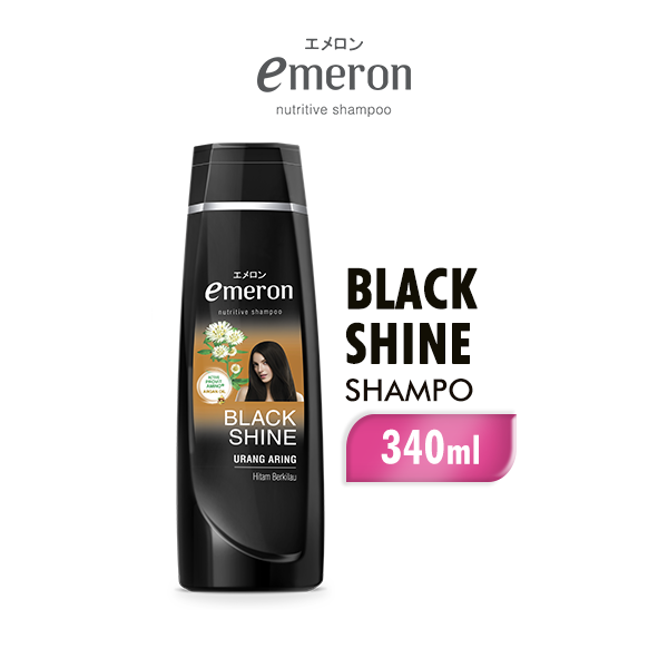Emeron Shampoo Black Shine Btl 340ML