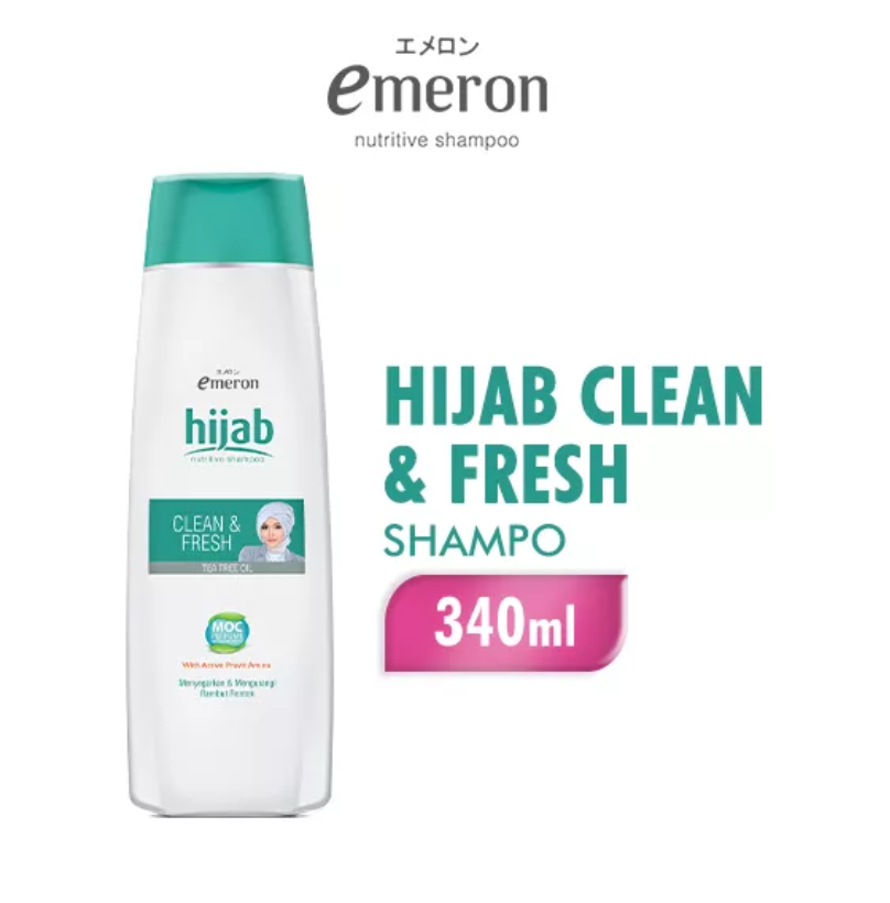 Emeron Shampoo Hijab Clean & Fresh Btl 340ML