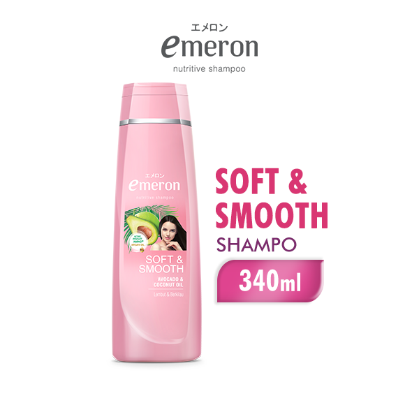 Emeron Shampoo Soft & Smooth Btl 340ML