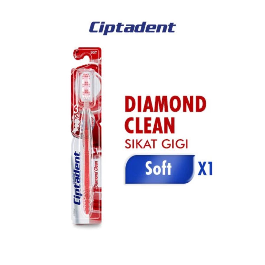 Ciptadent Sikat Gigi Diamond Clean Soft 1PCS