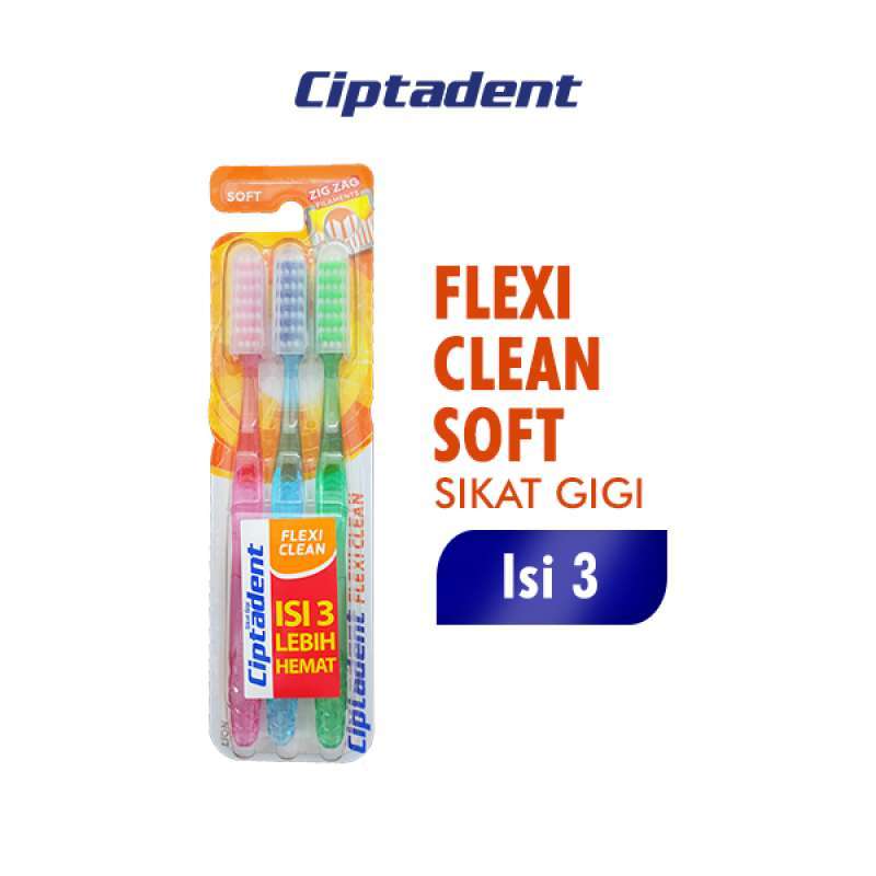 Ciptadent Sikat Gigi Flexi Clean Soft 3PCS