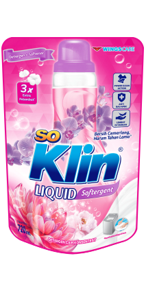 So Klin Detergen Cair + Softener Pch 700ML