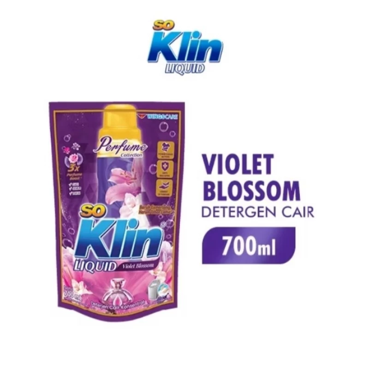 So Klin Detergen Cair Perfume Collection Violet Blossom Pch 700ML