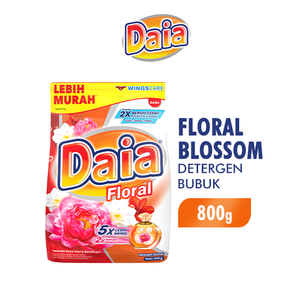 Daia Detergen Bubuk Floral 800GR
