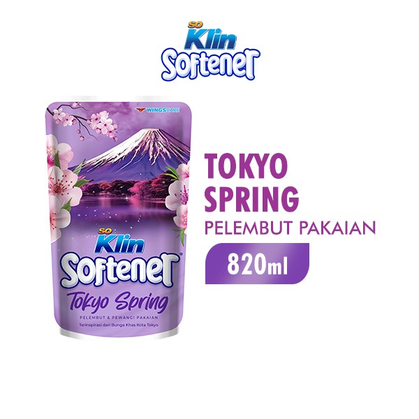 So Klin Softener Tokyo Spring Pch 820ML